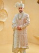 Wedding Wear Thread Work Sherwani For Groom